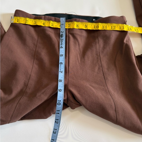 Talbots “The Portland” skinny dress pants in brown & green in size 6 - Picture 10 of 11